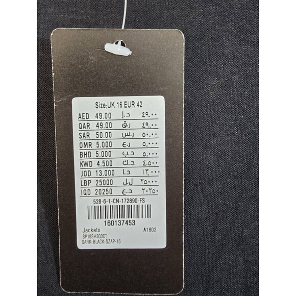 Vintage Womens Sheer Peignoir Dressing Gown Large Black Longline Lace Trim Sexy - Picture 9 of 10